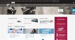 Desktop Screenshot of icac.es