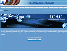 Tablet Screenshot of icac.com.br